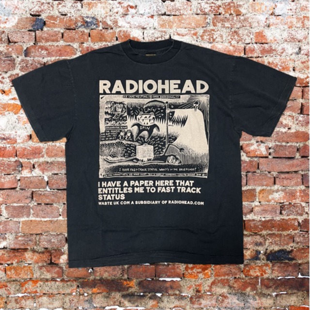 Radiohead / レディオヘッド Tシャツ Stanley Donwood / スタンリー