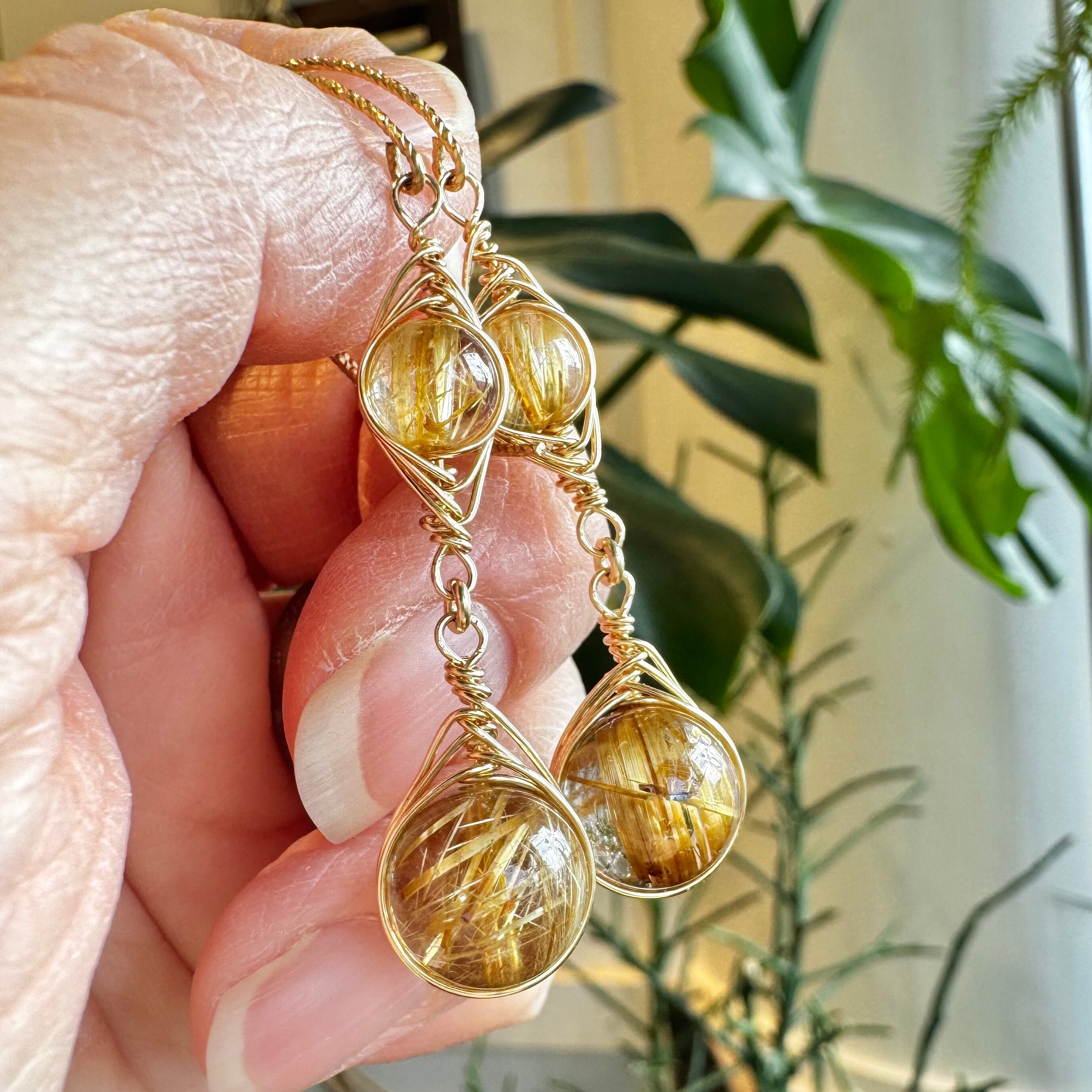 フォッシルコーラル＊ピアス・ピンク系大きめ花柄 | Style du nature