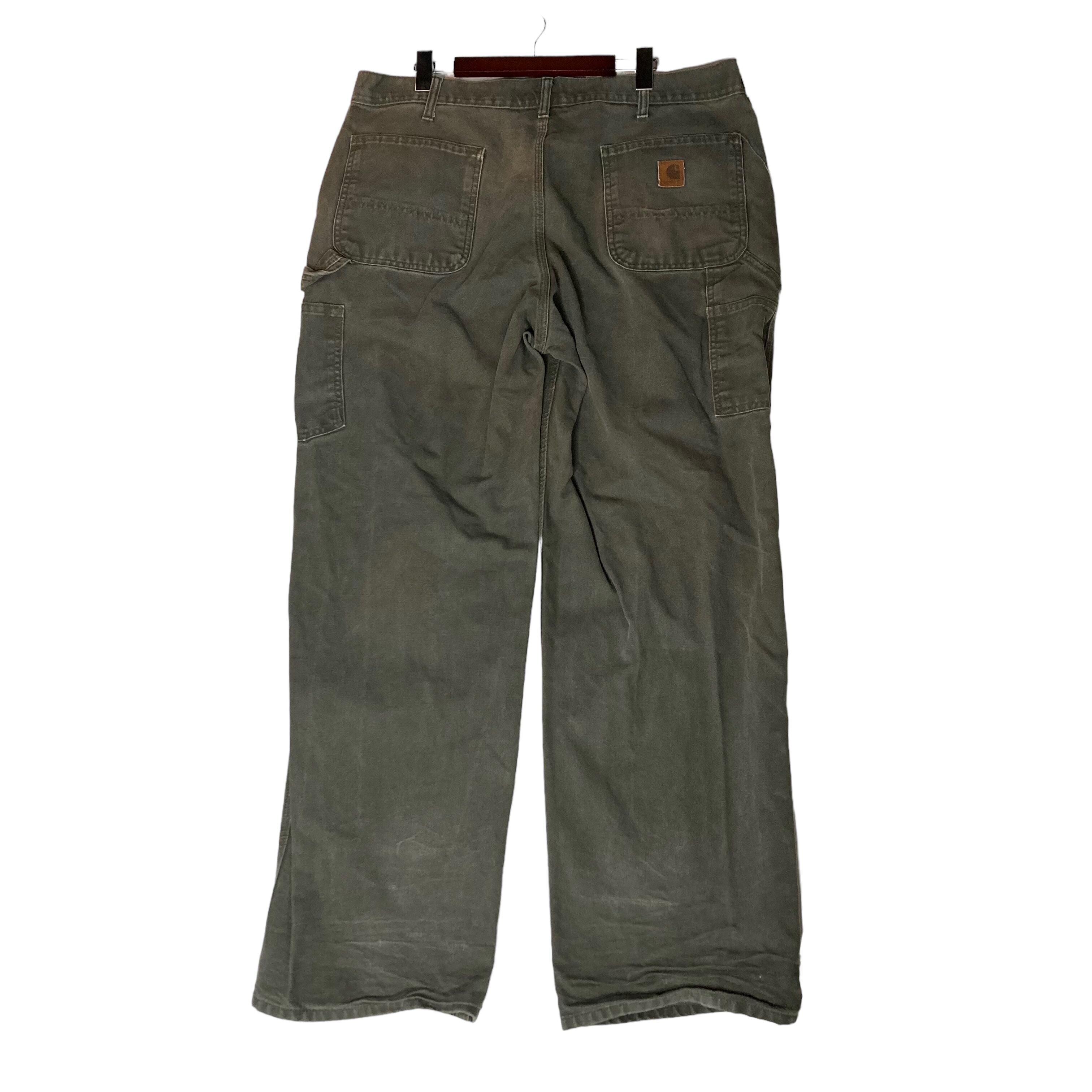 W38×L32】Carhartt ペインターパンツ コットン100% 革パッチ | 古着屋 