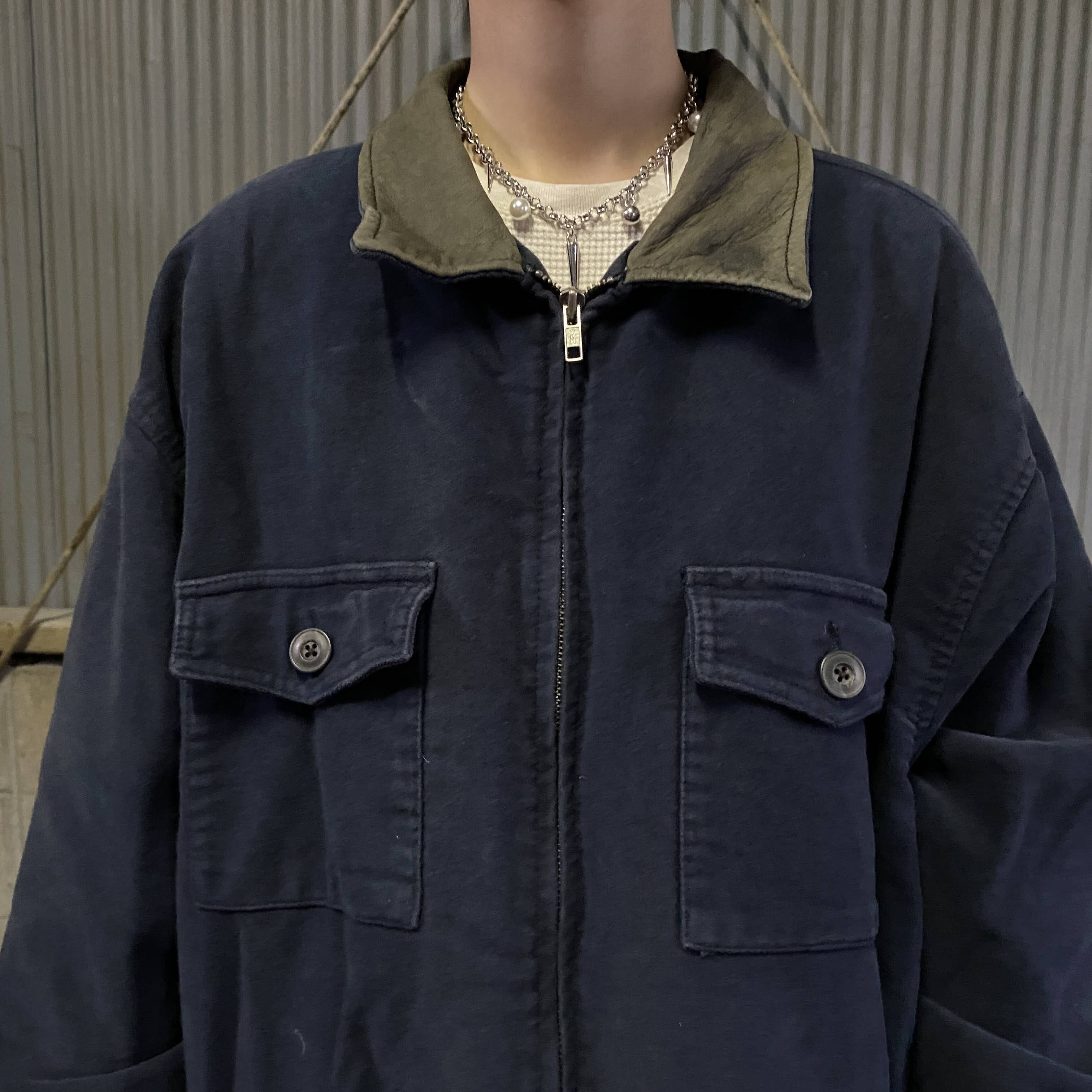 90s OLD GAP ワークジャケット 後染め L エルボーパッチ