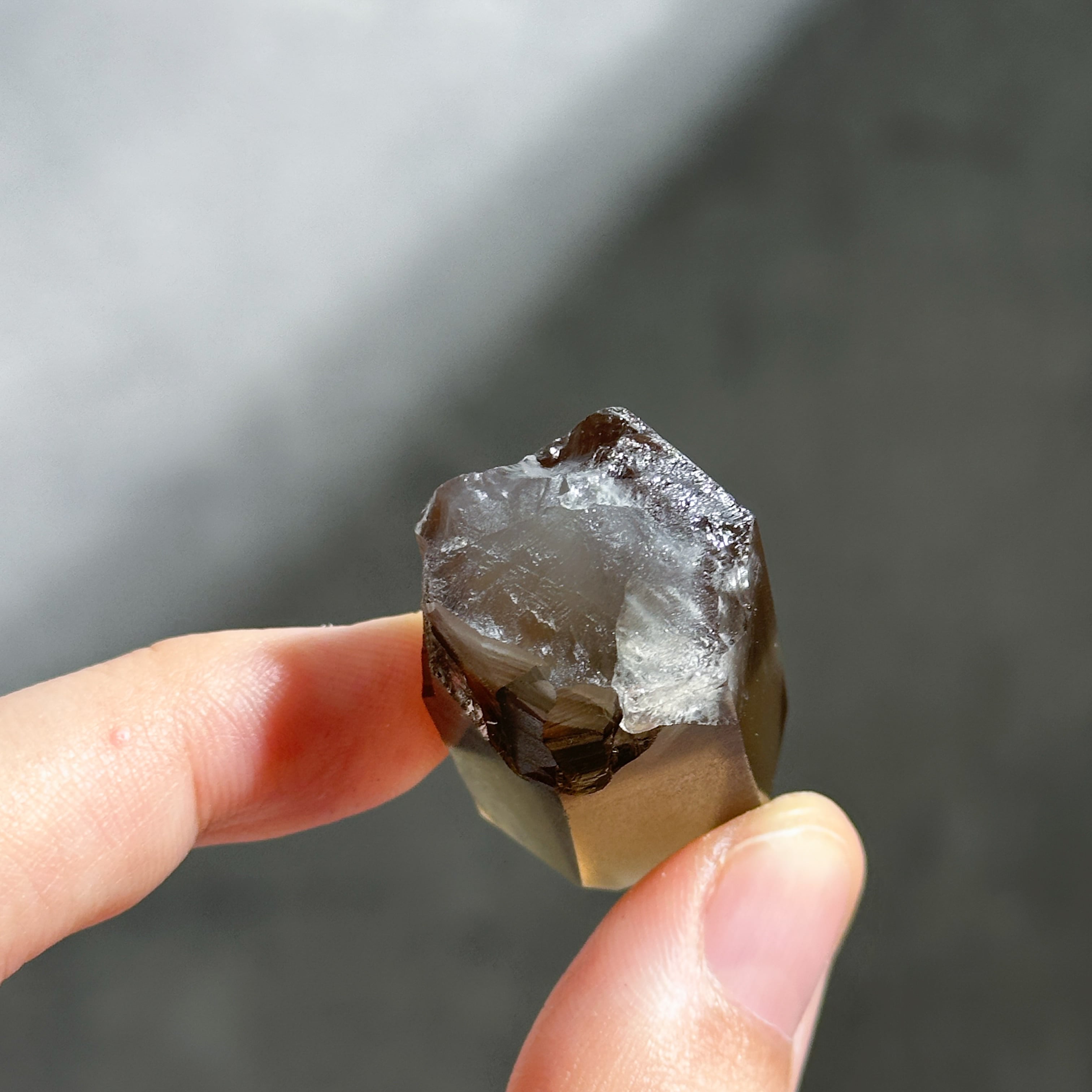 ファントム◎ミナスジェライス産 スモーキークォーツ 32 原石◇ Smoky