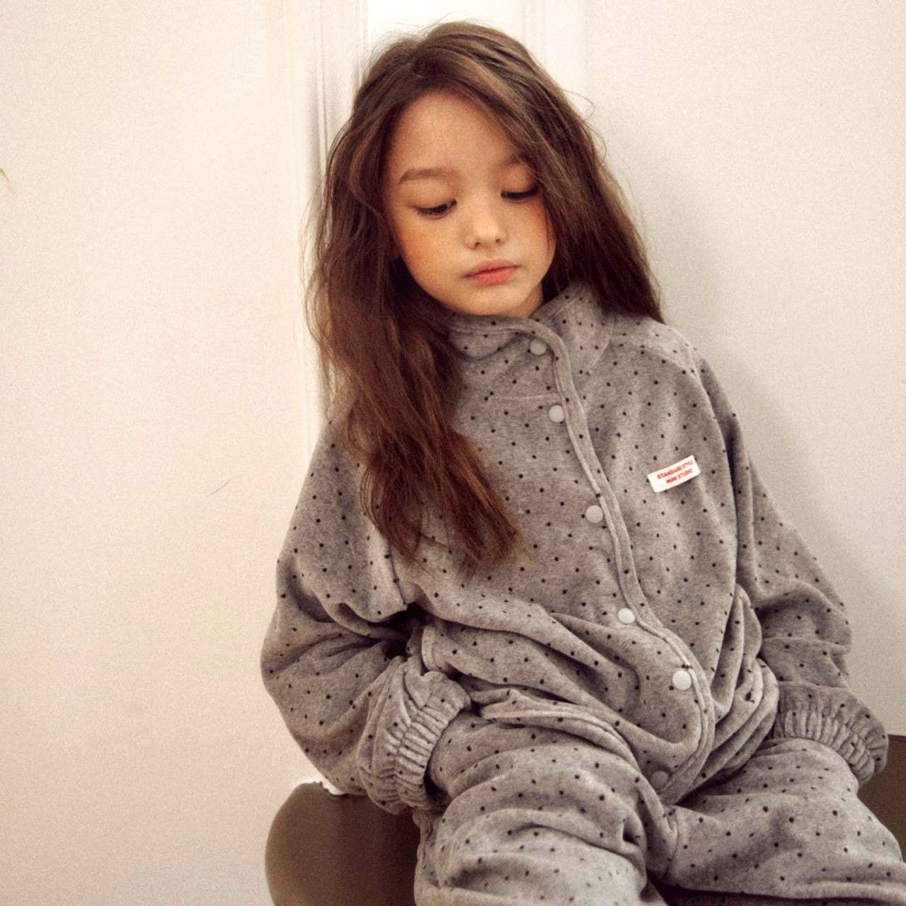 «Sold out»«ジュニアサイズあり» By MiMi ドットジャケット 2colors