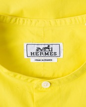 〈Hermès〉Collarless Shirt