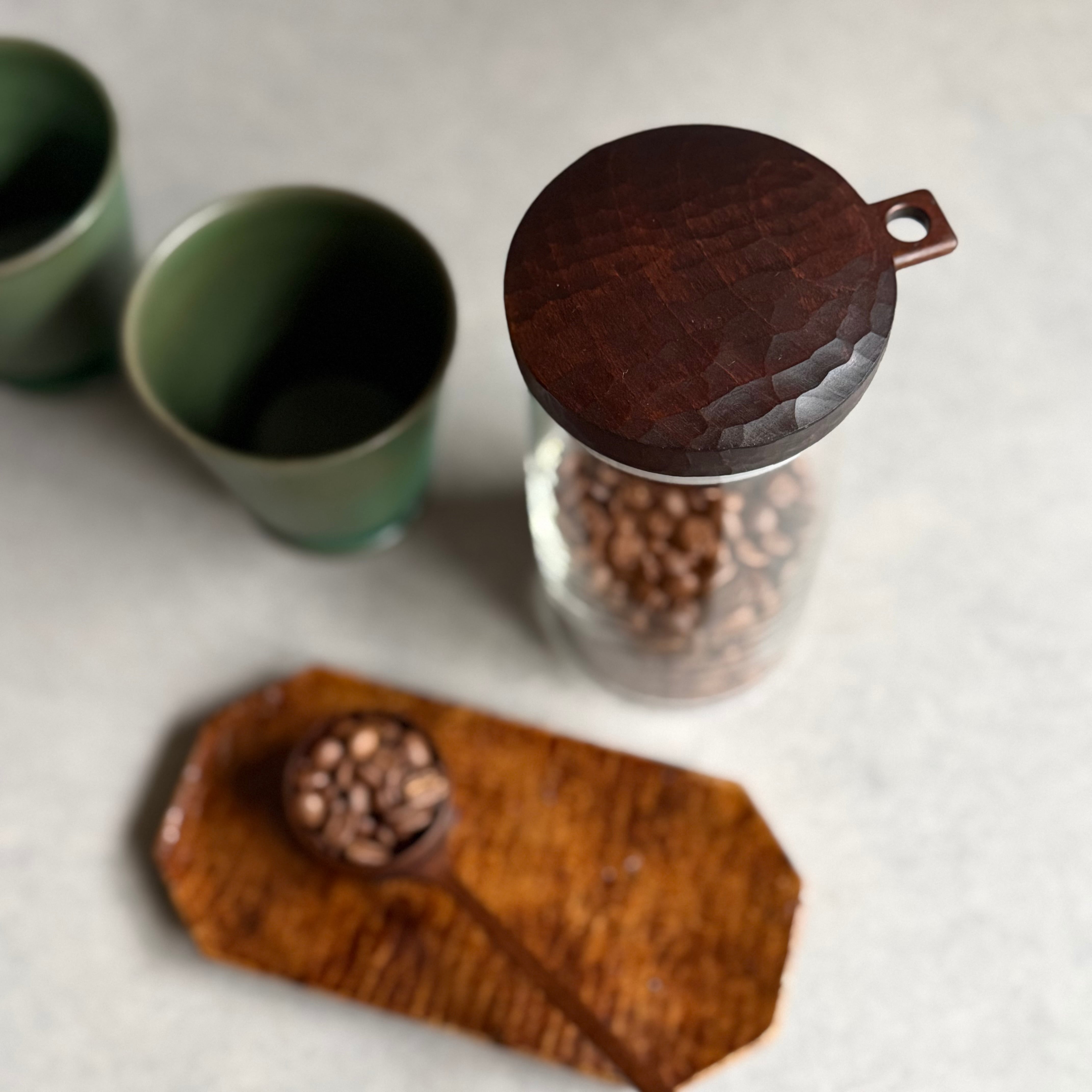 新品　田澤 祐介　コーヒーキャニスター サクラ  白漆研出 新品 田澤 祐介 コーヒーキャニスター サクラ 白漆研出