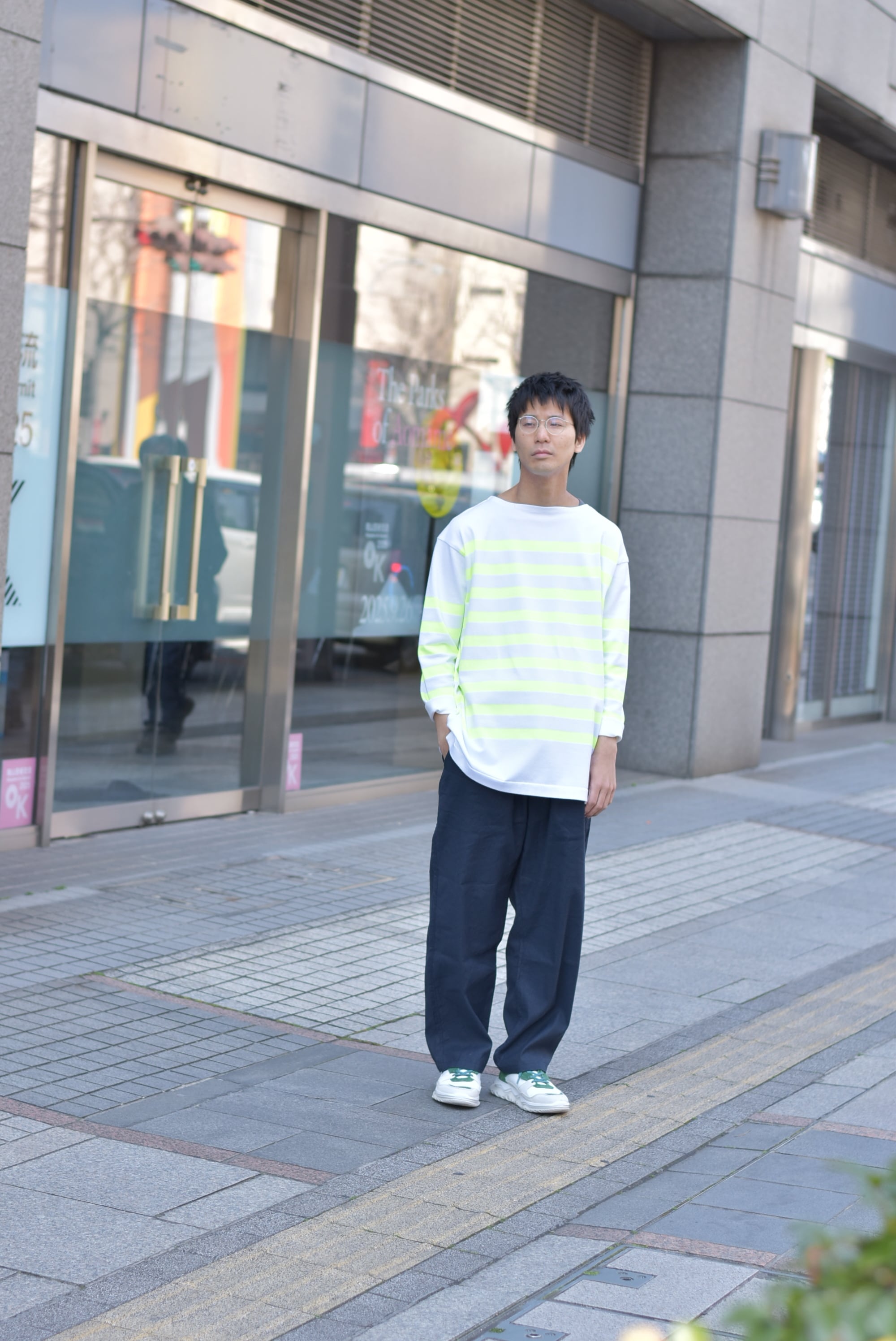 maillot】panel border basque | theater(シアター)