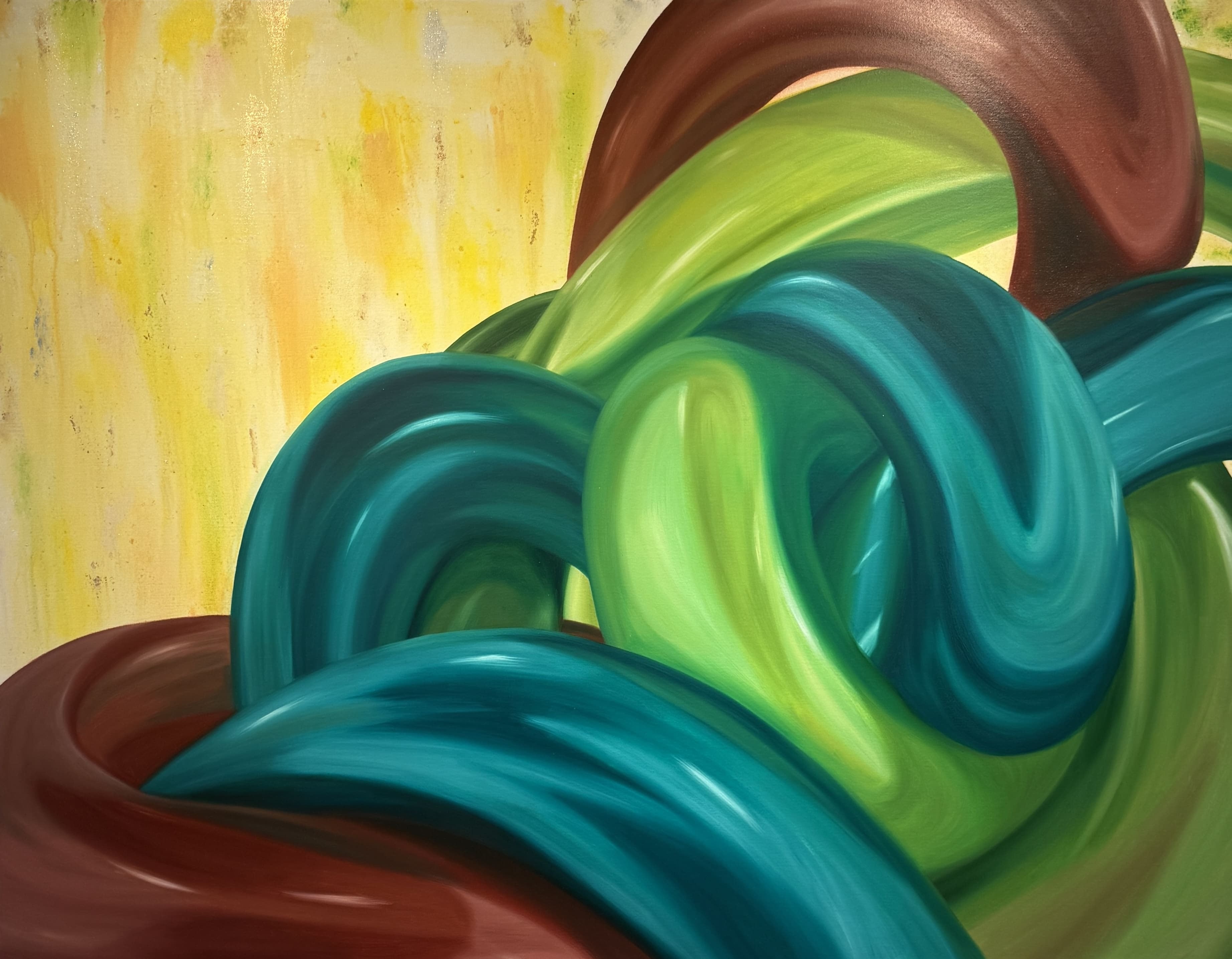 WAKANA “Neighboring Balloon - Metallic Red & Metallic Green”