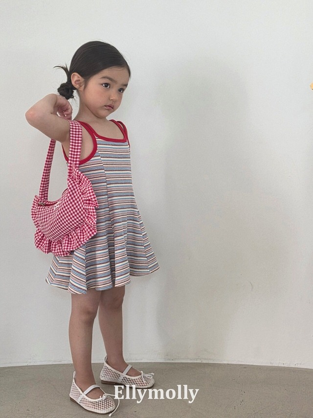 《予約》ellymolly ¨ double string flares dress ¨ 26summer