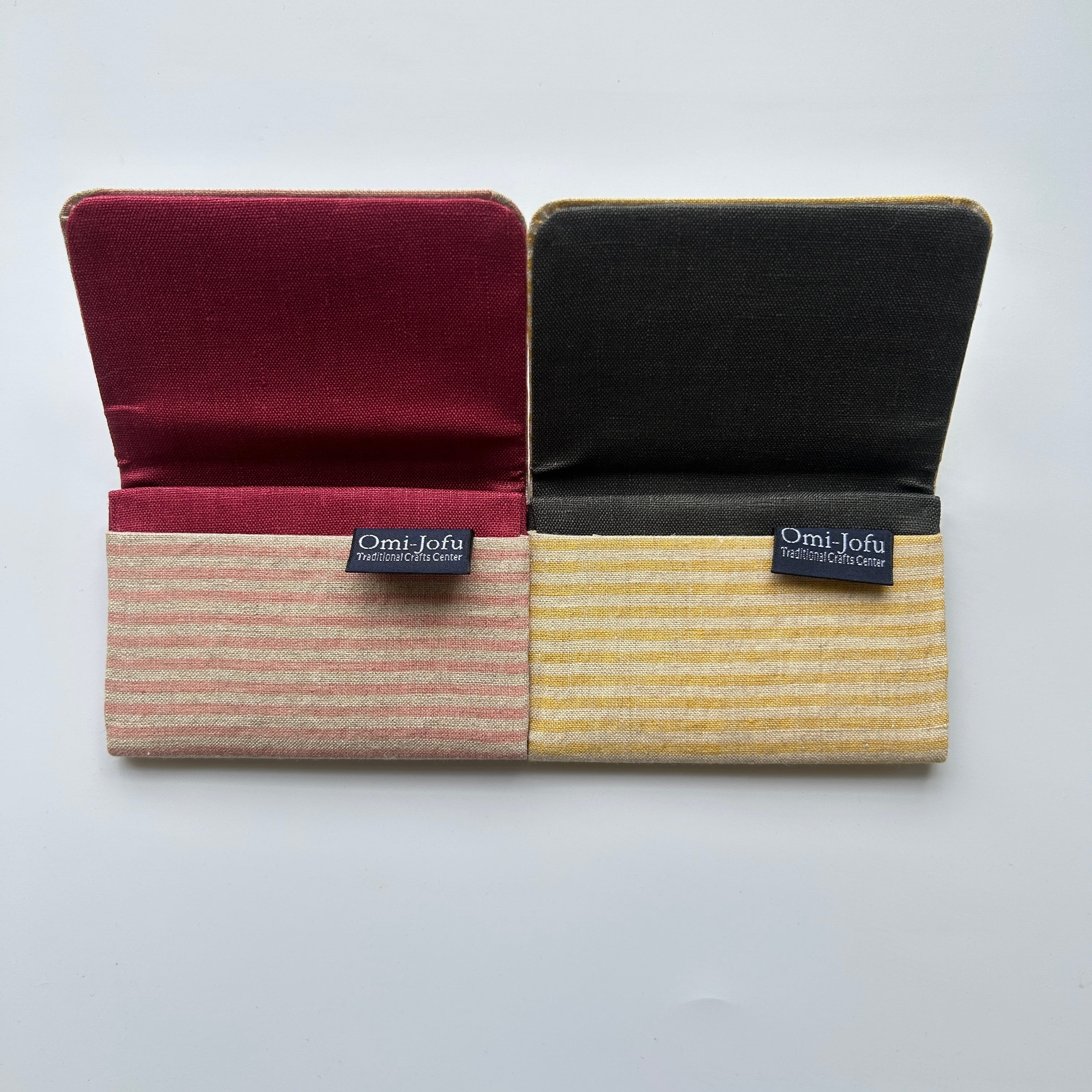 Omi-Jofu 【桜色】名刺入れ／びわ湖刺繍 | 近江上布伝統産業会館公式