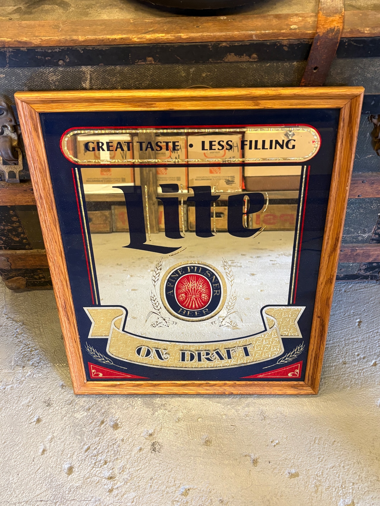 Miller Lite パブミラー