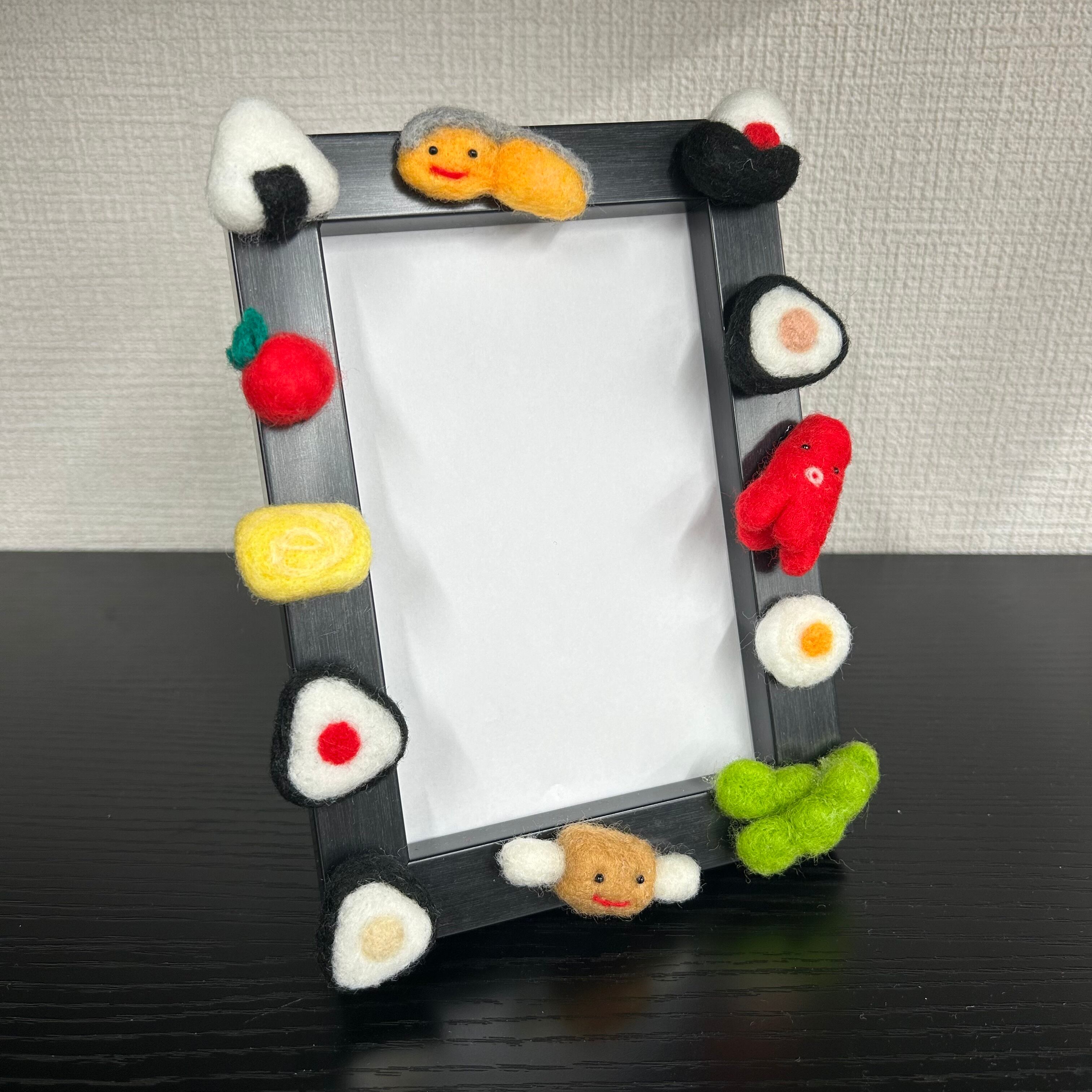 おむすび弁当 フォトフレーム 羊毛フェルト | トイロ｜水引・羊毛