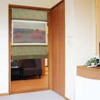 【受注生産】 のれん モネ 積みわら 幅85ｘ丈120cm