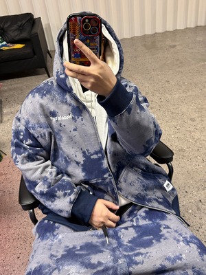 Nebula Dye Oversize Zip Hoodie/ネブラダイオーバーサイズジップフーディ
