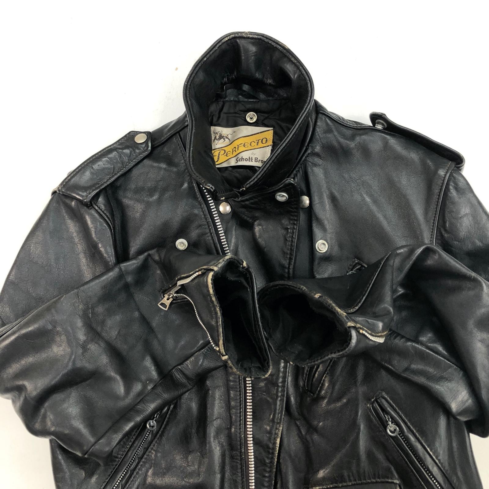SCHOTT ショット 70年代 USA製 613 PERFECTO 牛タグ前期 ワンスター