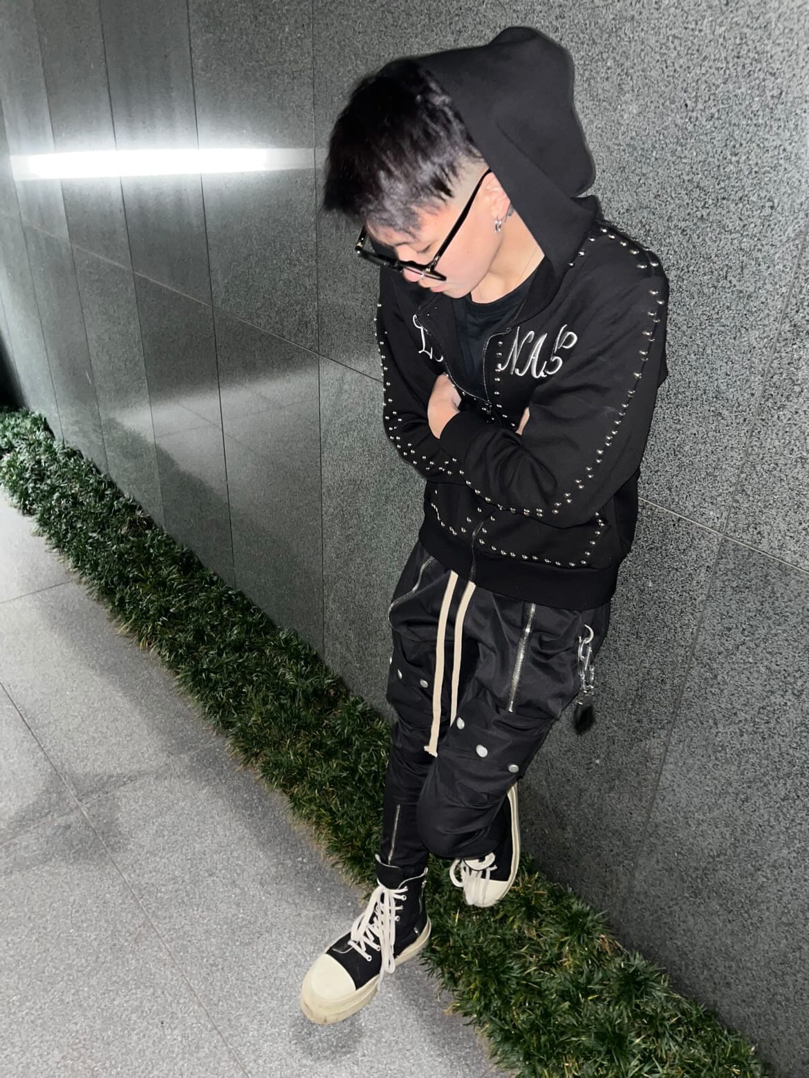 最短翌日発送！】細く見せない設計｜スキニーカーゴパンツ(P00007