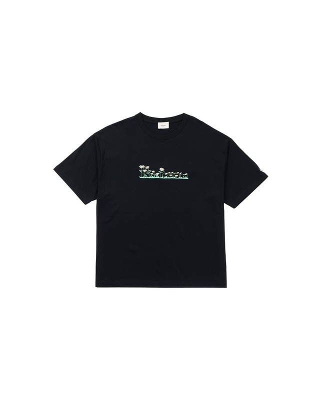 【#Re:room】FLOWERS LOGO EMBROIDERY T-SHIRTS［REC899］