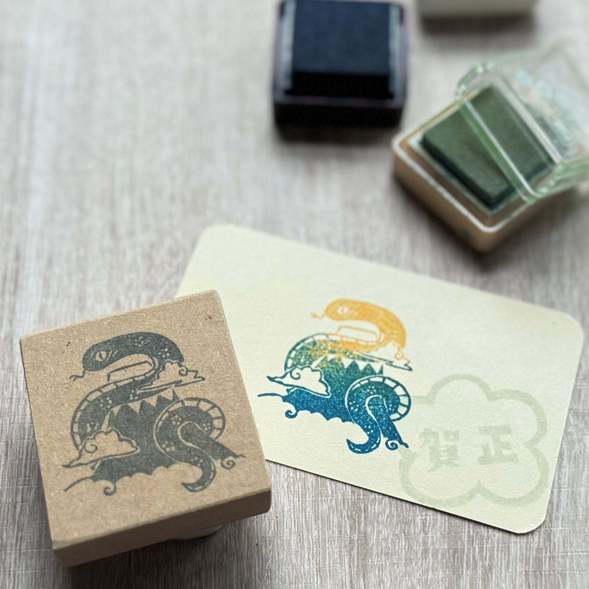 はんこ ハンコ かわいい イラスト キャラクター 年賀状 2025 巳 ヘビ へび 蛇 消しゴムはんこ スタンプ 普段使い 富士山 縁起物