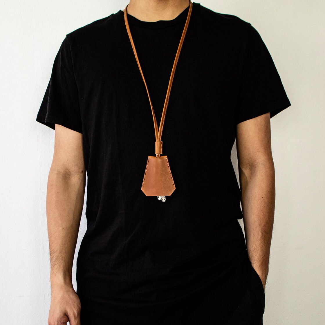 本革キーリング レザーストラップ付き クロシェットキーリング Crochet KeyRing | Pay ID