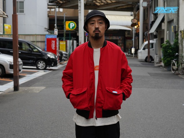 50%OFF!!　TASF  /   MA-1系 ブルゾン  /  Red