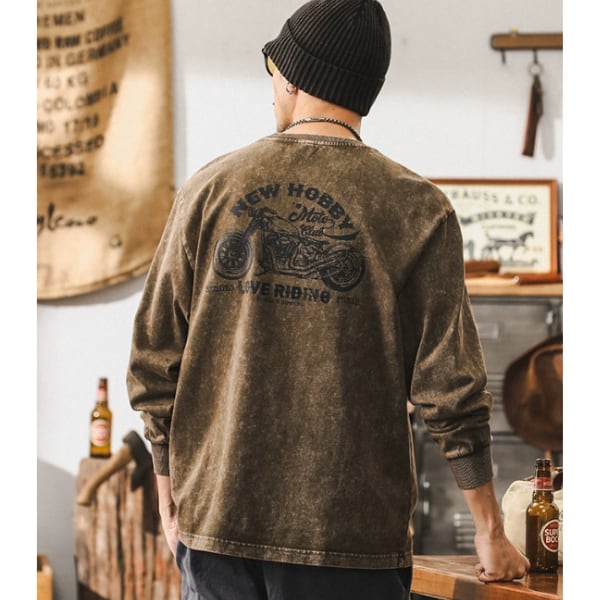 Back print design L/C Tee P452