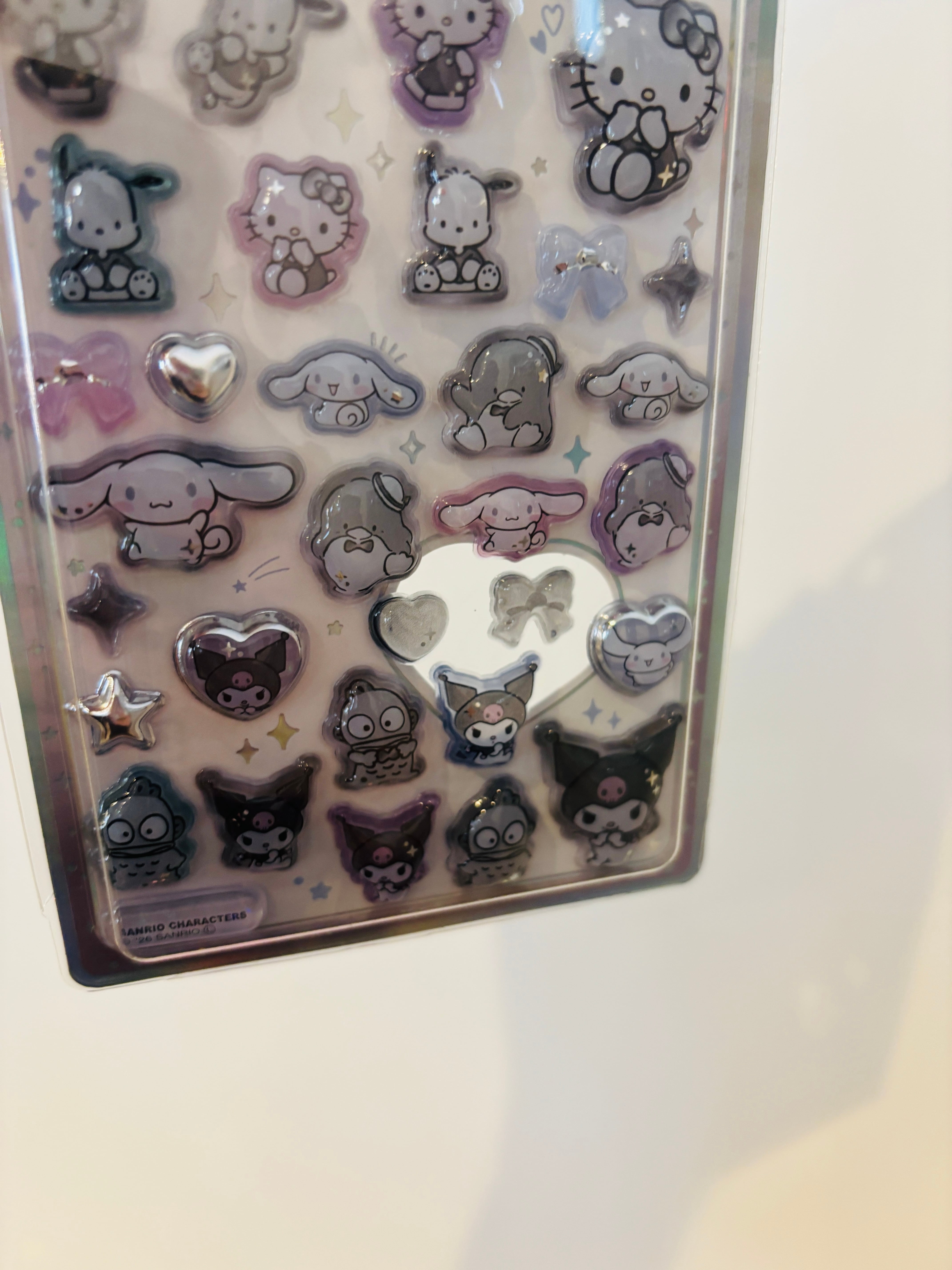 お人形8 うるちゅるPOP SEAL サンリオキャラクターズ・シルバー 139149 X11