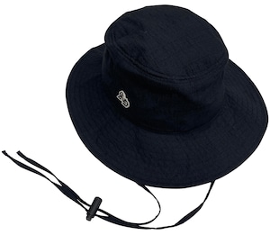 SHADOW GREN CHECK SAFARI HAT / シャドウグレンチェックサファリハット (BLACK)