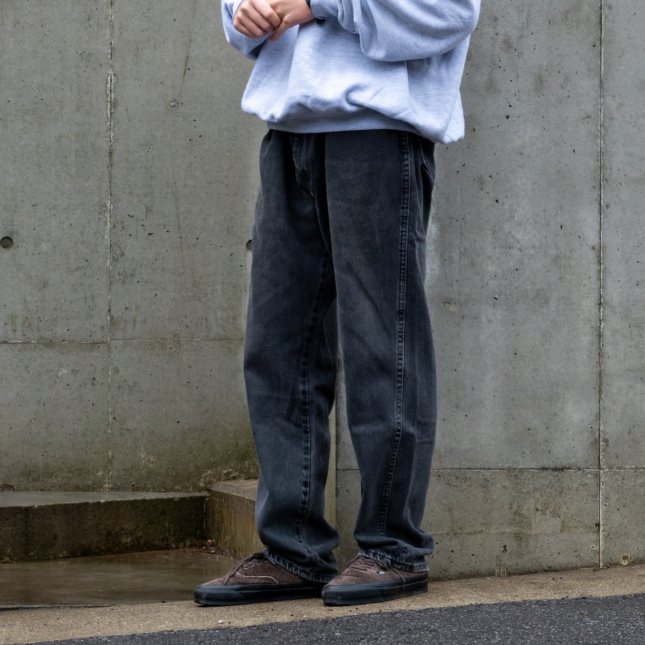 wrangler black denim