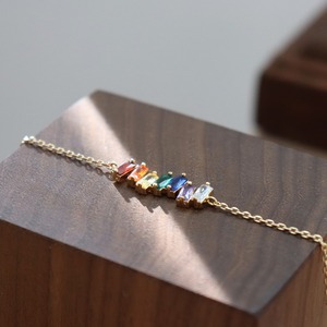 ＜カスタム＞birth rainbow xylophone bracelet / 誕生石レインボーシロフォンブレスレット