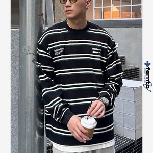 Striped long sleeve tee 1083