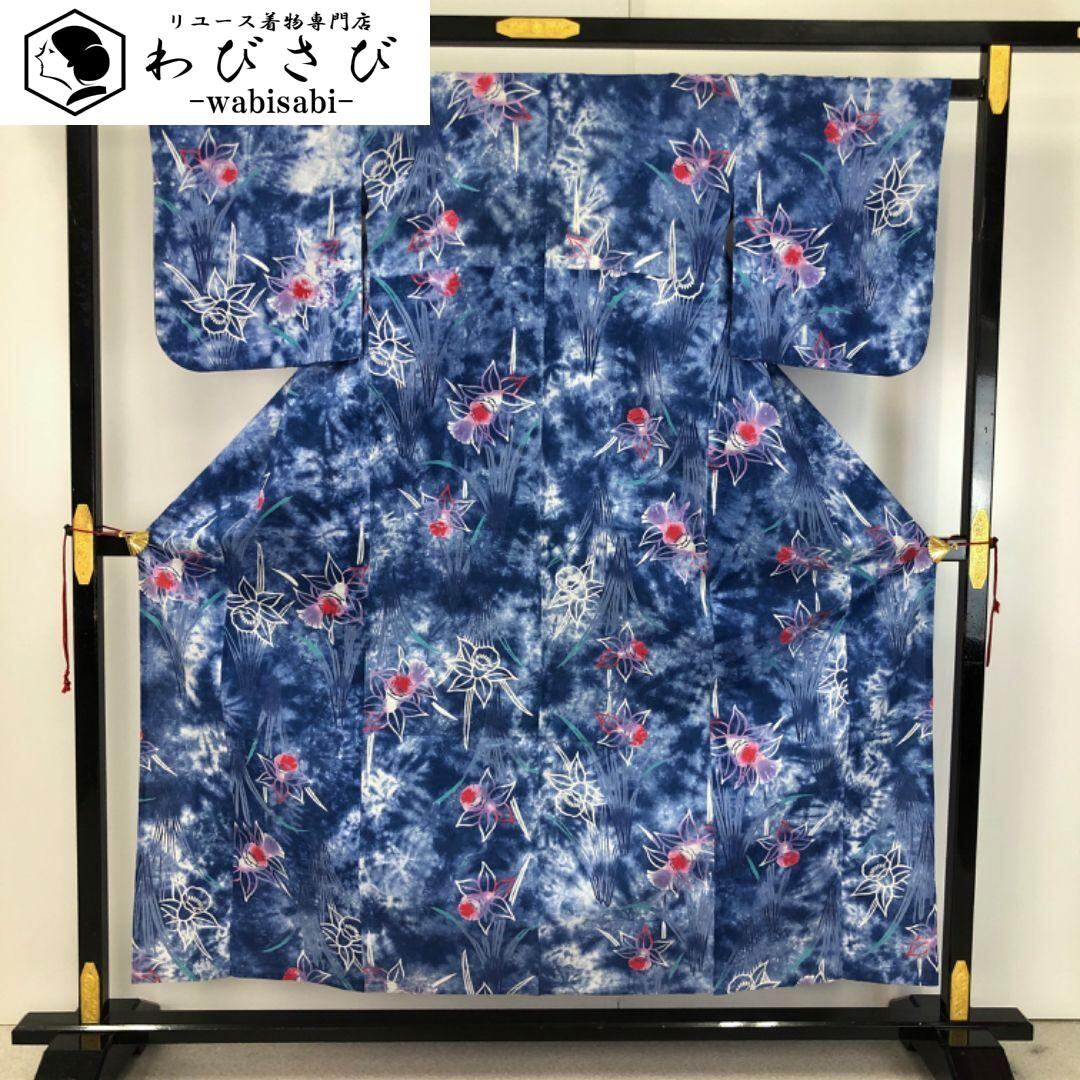男帯 角帯 市松織模様 灰色 N-1119 着物 きもの kimono 和服 和装 中古