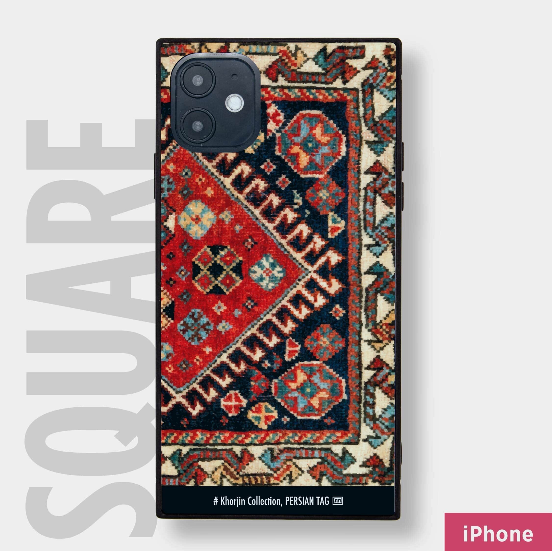 スクエアケース / Mokhtalef | ペルシアンタグ｜イランのアートが