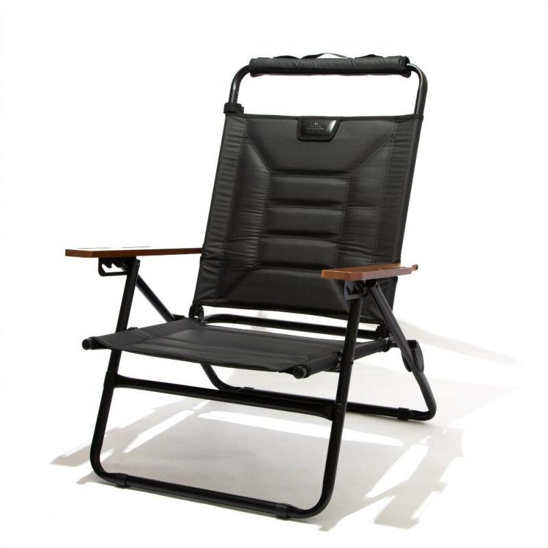 AS2OV HIGH BACK RECLINING LOW ROVER CHAIR BLACK | CAMPLABO