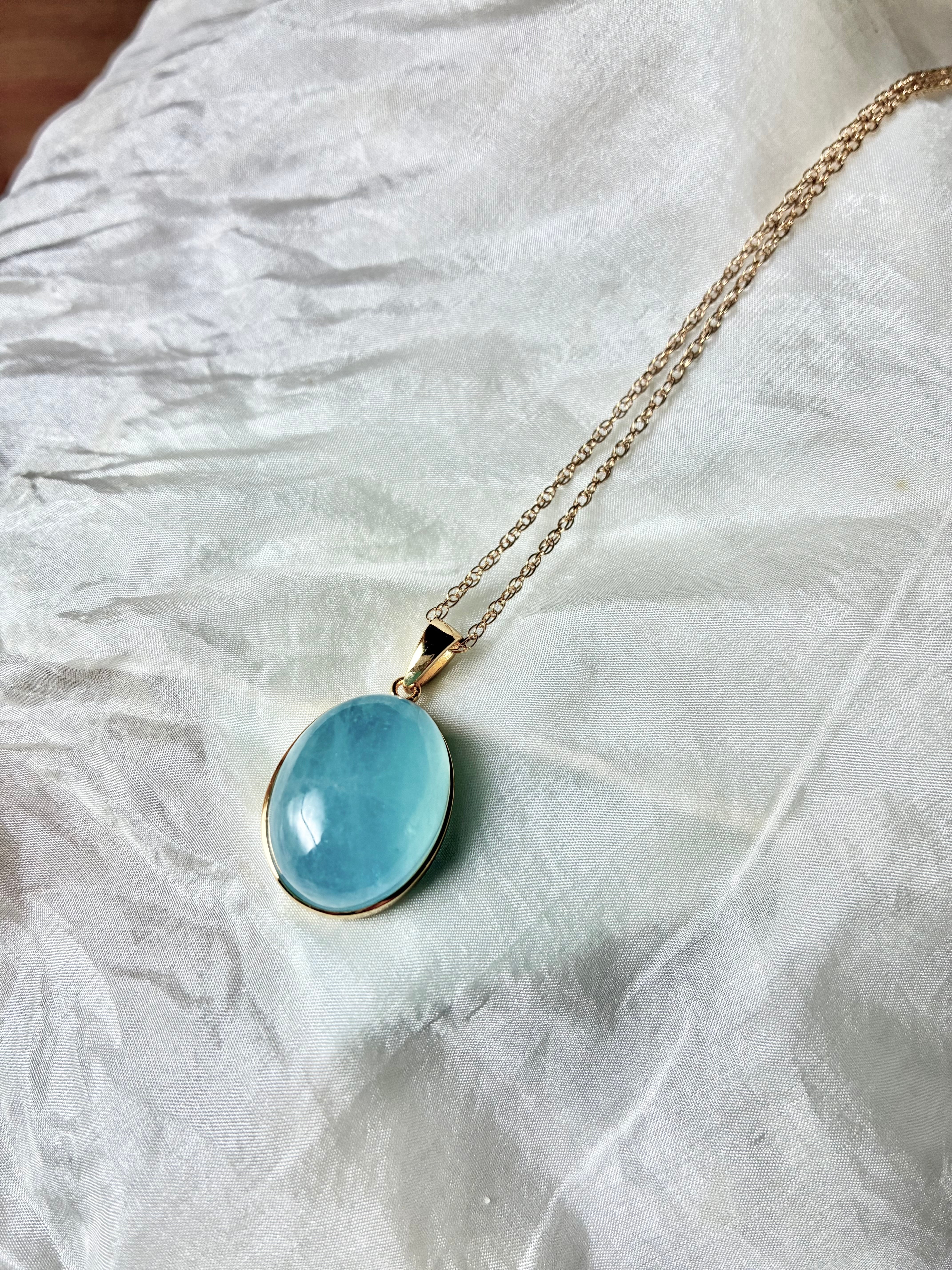 Aquamarine 〜きらめき〜　necklace