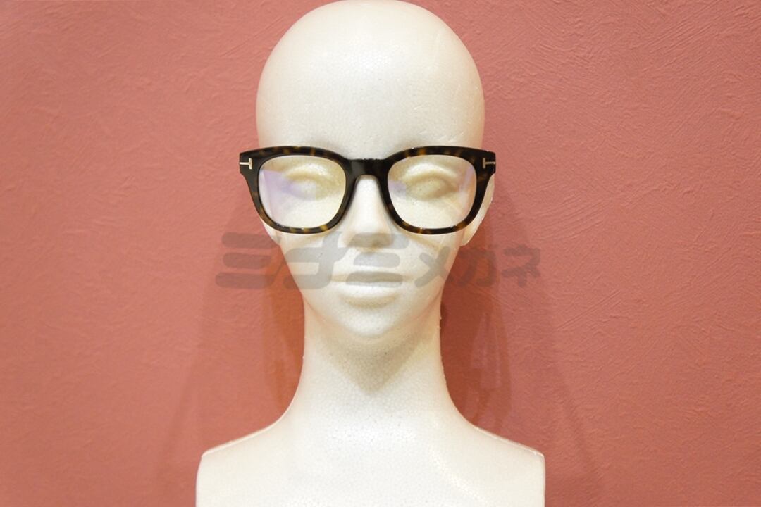 TOM FORD ブルーライトカット TF5542-B 052 ウェリントン