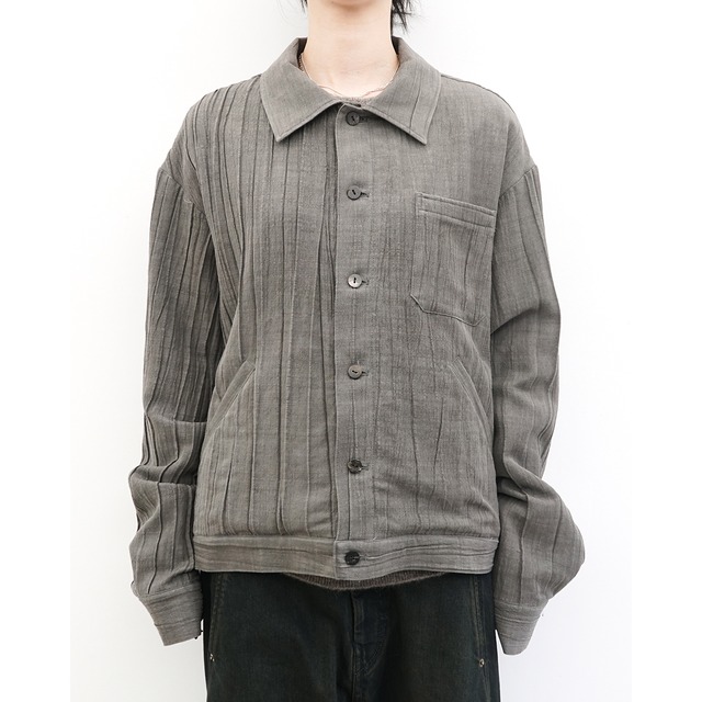 [kujaku] (クジャク) S-894-1 Ink-dyed Relaxed fit Work Jacket