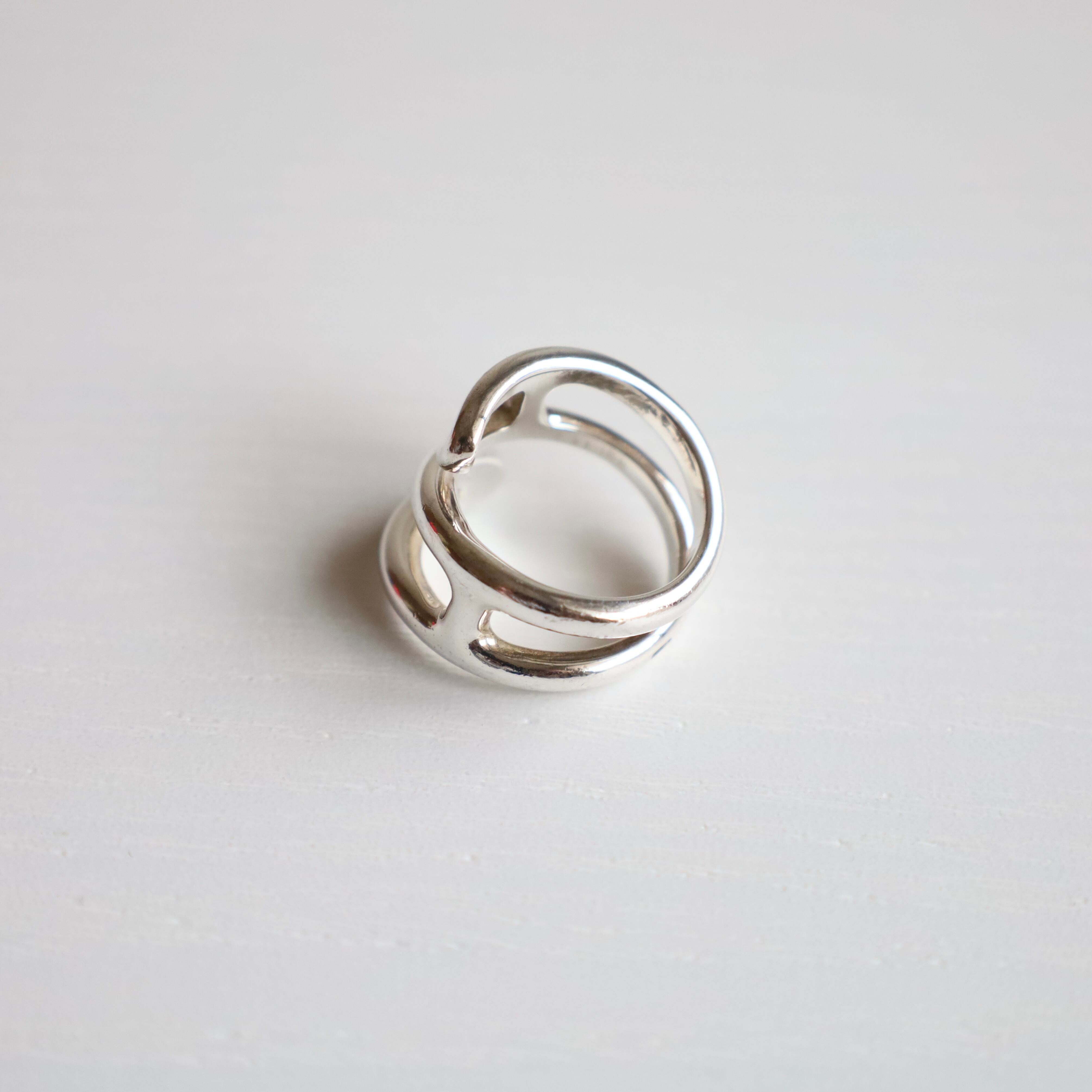 vintage HERMES twist ring | Dieu d'or