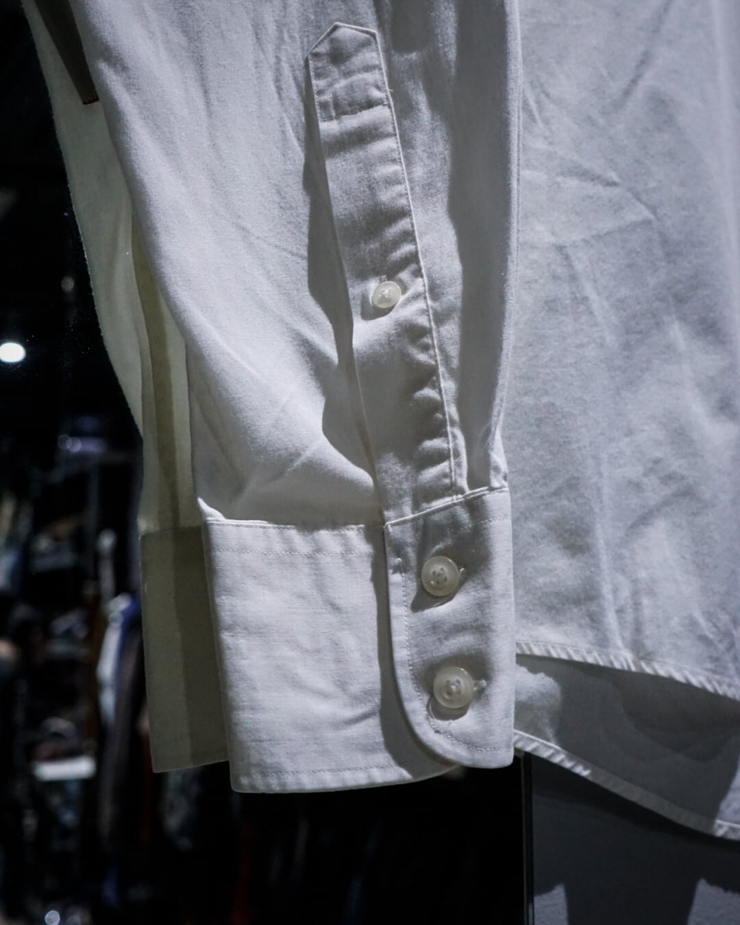 add (C) vintage】“Yves Saint Laurent” Logo Embroidery L/S Shirt