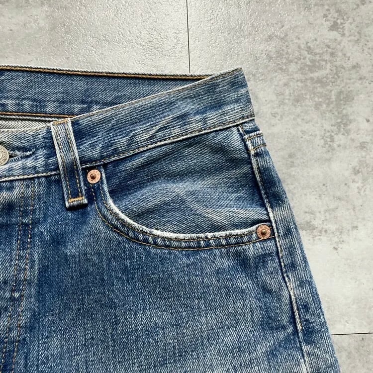W29 L32】00's US.Levis 501 リーバイス サンベニート工場(553) ボタン