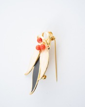 〈No Brand〉Coral Brooch