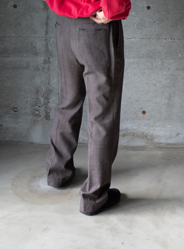 unknown 1990s Wool Glen-plaid trousers