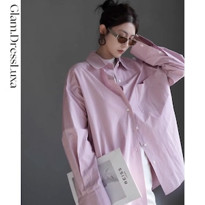 Soft Cotton Loose Shirt/3color_T15