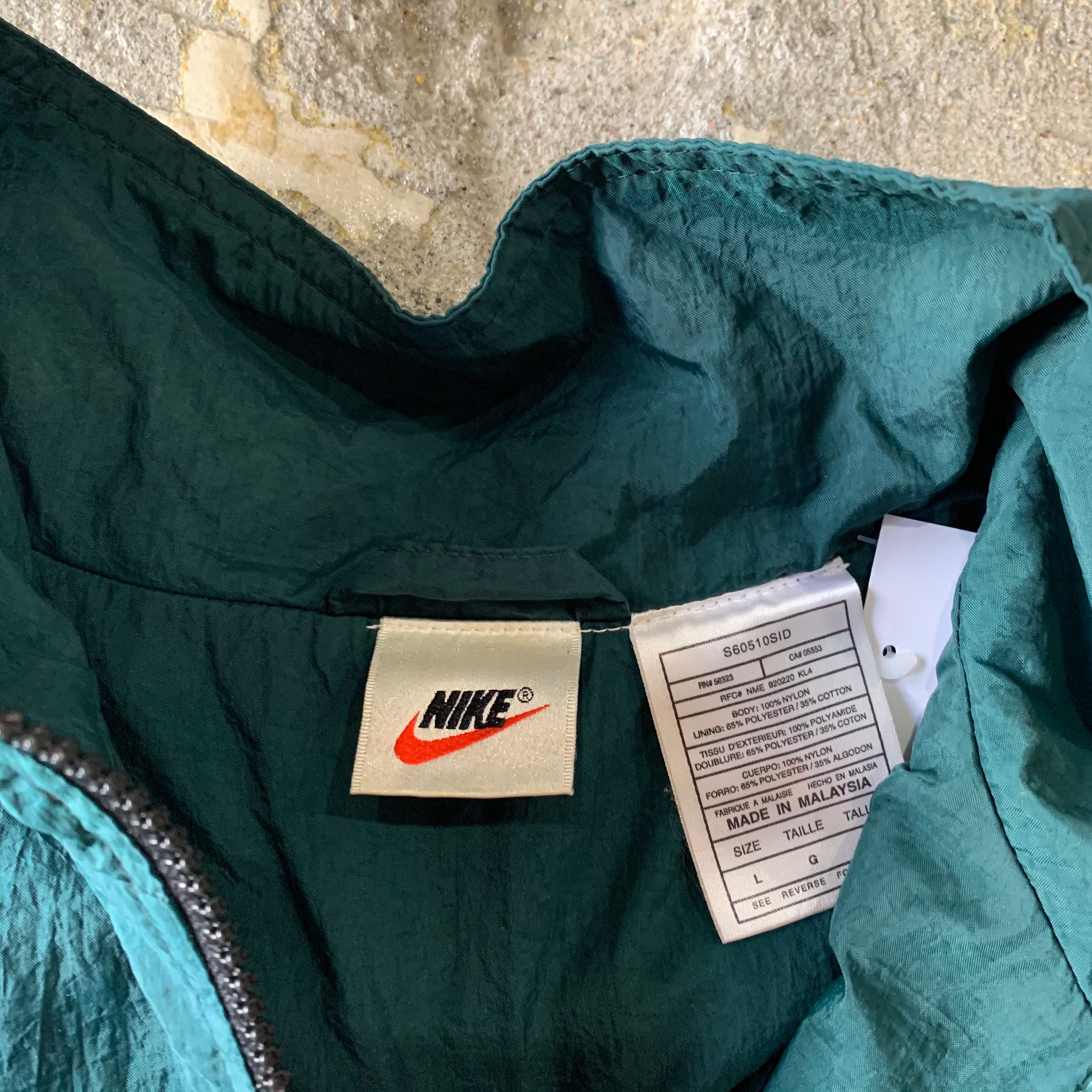 90s NIKE nylon jacket | What'z up