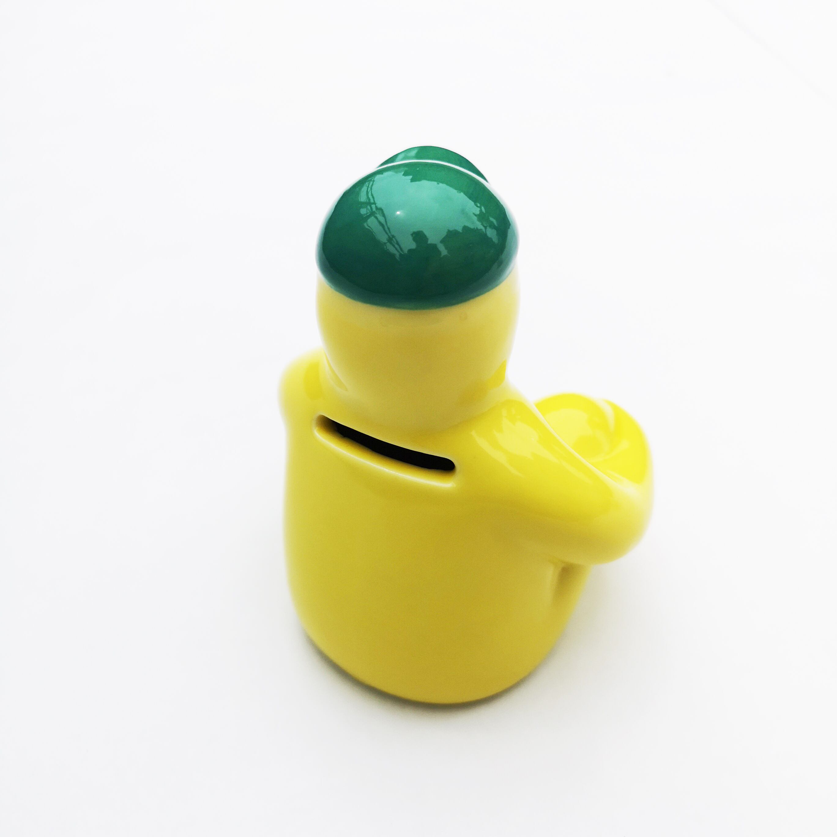 SLEEPYY CHILLBOY CERAMIC COINBANK YELLOW