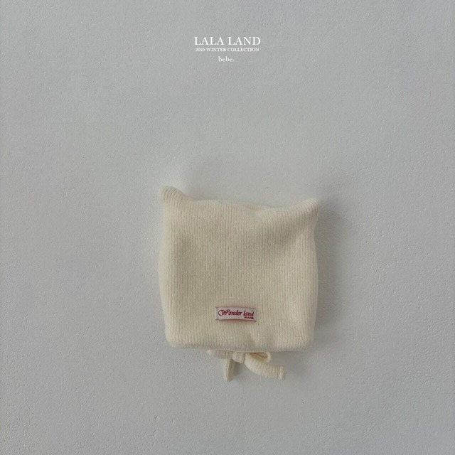 [即納]≪LALALAND≫Petite Cat Beanie ivory (baby) 5