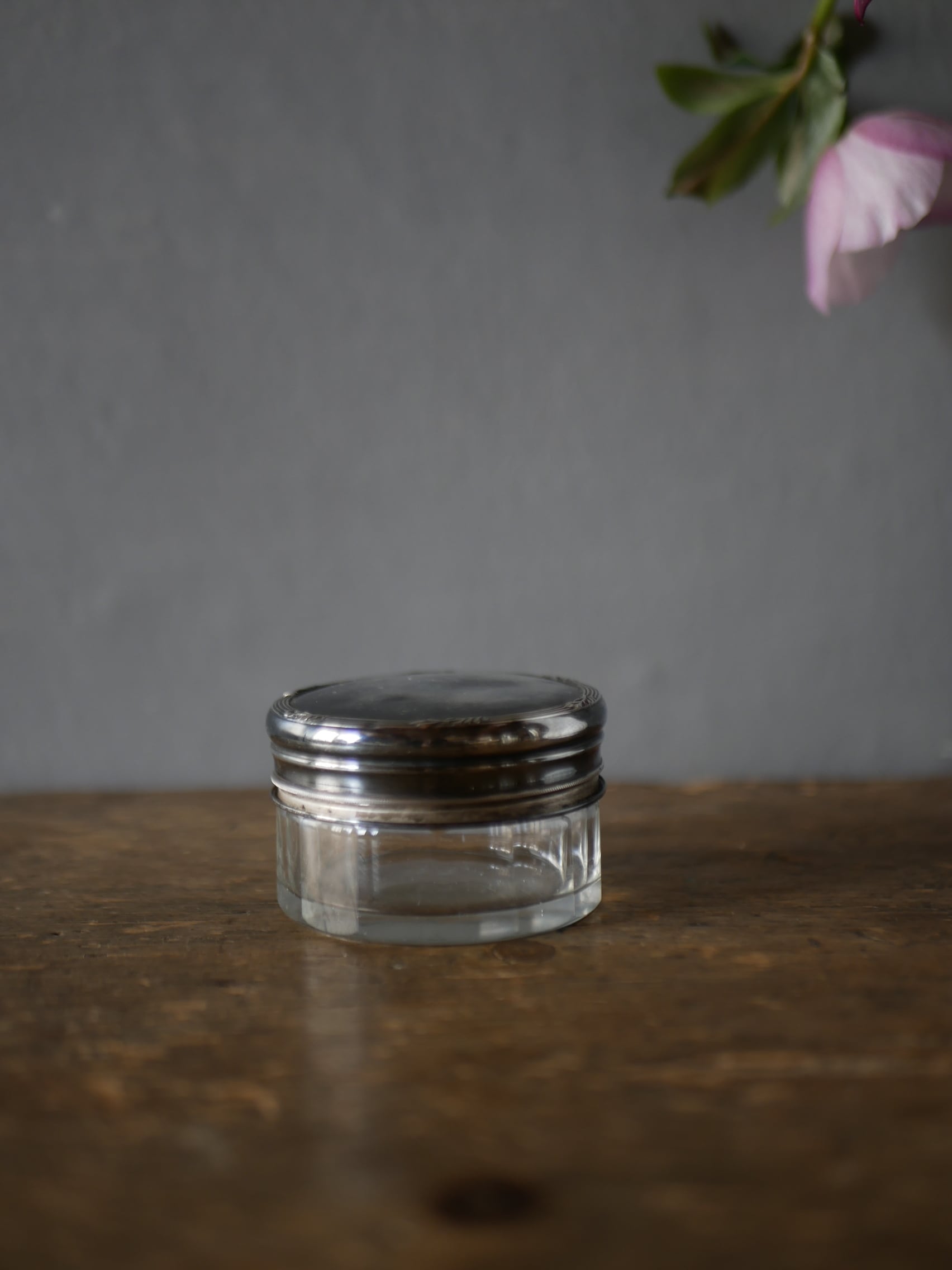 純銀製 プドリエ アンティーク パウダーケース アンティークのある暮らし