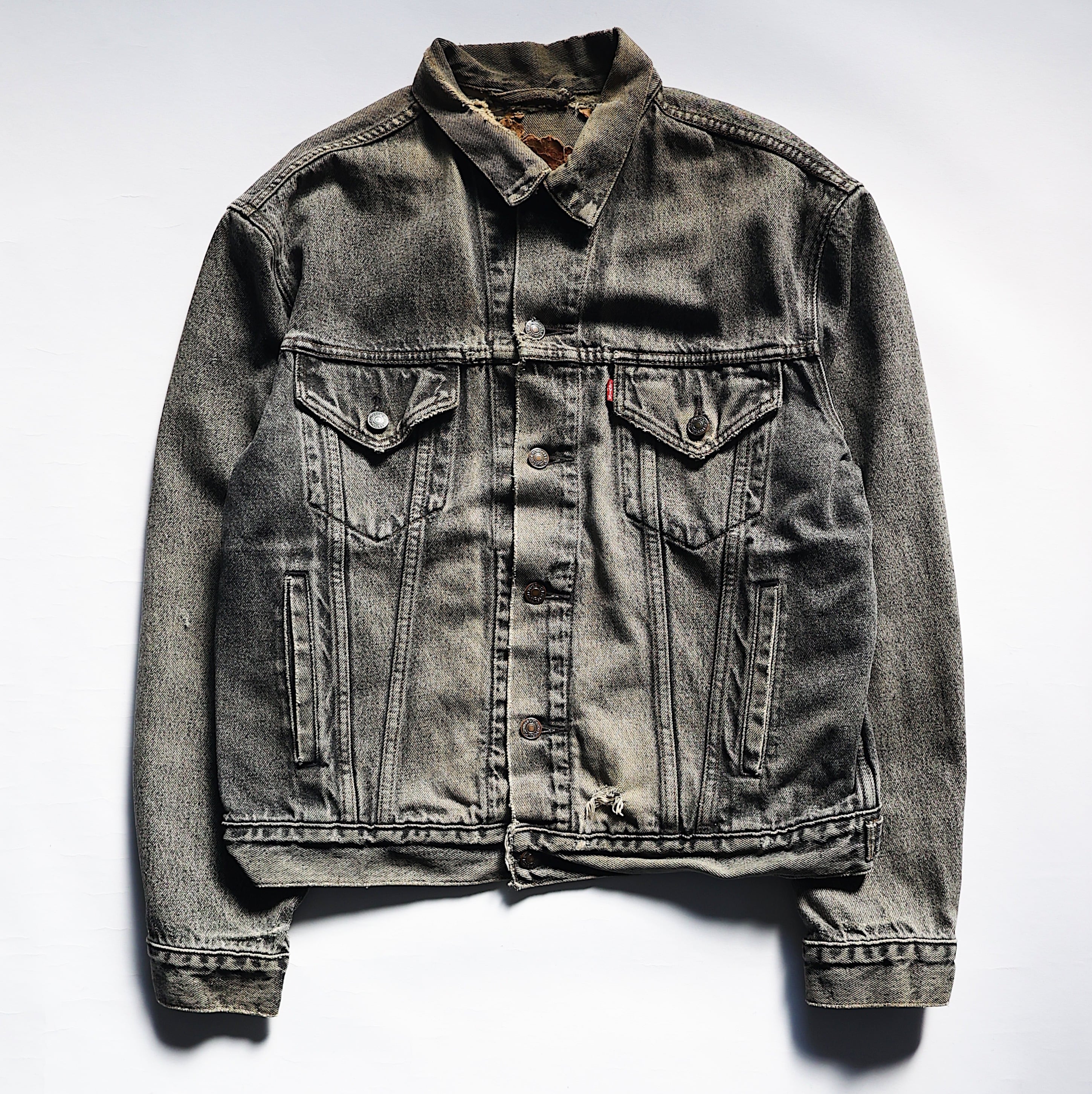 LEVI'S 70503 FADED BLACK DEMNIM JACKET