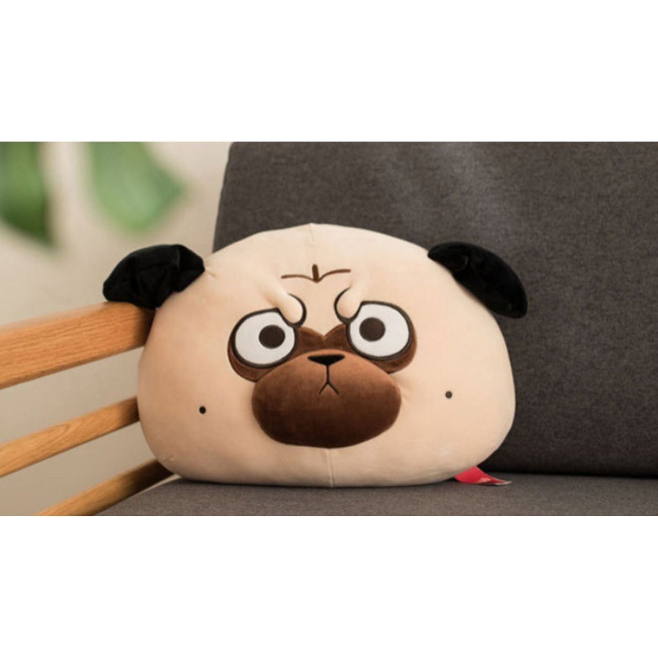 Mochi-mochi cushion r-msk-32 | Pug shower - パグシャワー パグ雑貨