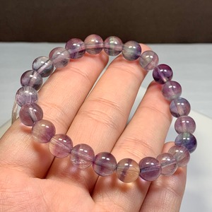 A64.夢かわ☆グラデーションフローライト ブレスレット