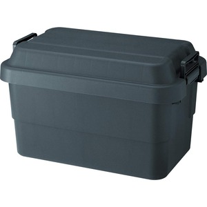 【数量限り】トラスコ中山(TRUSCO) トランクカーゴ 収納ボックス 50L 黒 BLKC-50