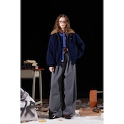 【暖かさUP】ストリート ラペル ムートンコート 中綿ジャケット T1973