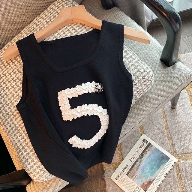 No.5フラワータンクトップ　　22252